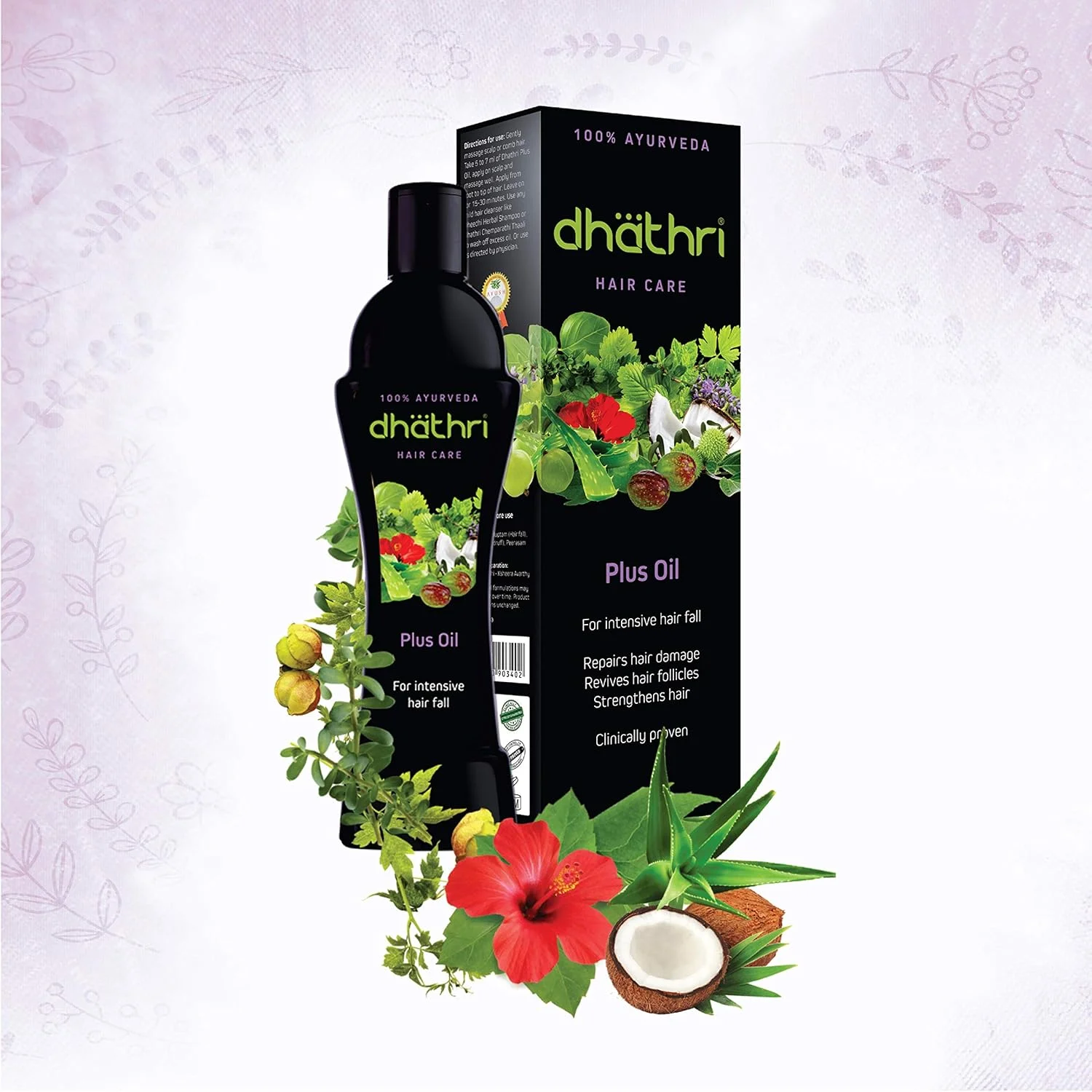 شامپو دهاتری چمپاراتی هیبیسکوس تالی، 100 میلی لیتر - شستشوی طبیعی مو