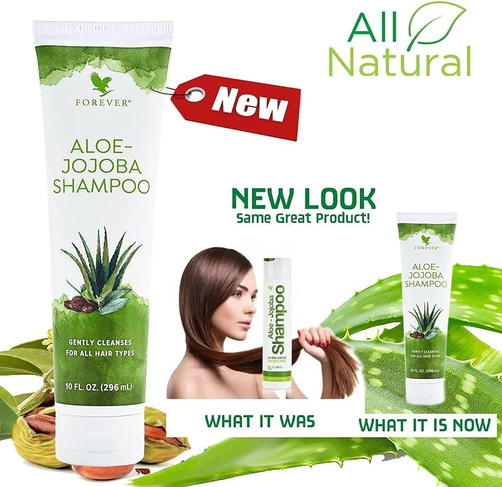 شامپو و نرم کننده آلوئه-جوجوبا Forever Living Products (بدون سولفات) جدید و بهبود یافته شامپو و نرم کننده آلوئه-جوجوبا Forever Living Products (بدون سولفات) جدید و بهبود یافته