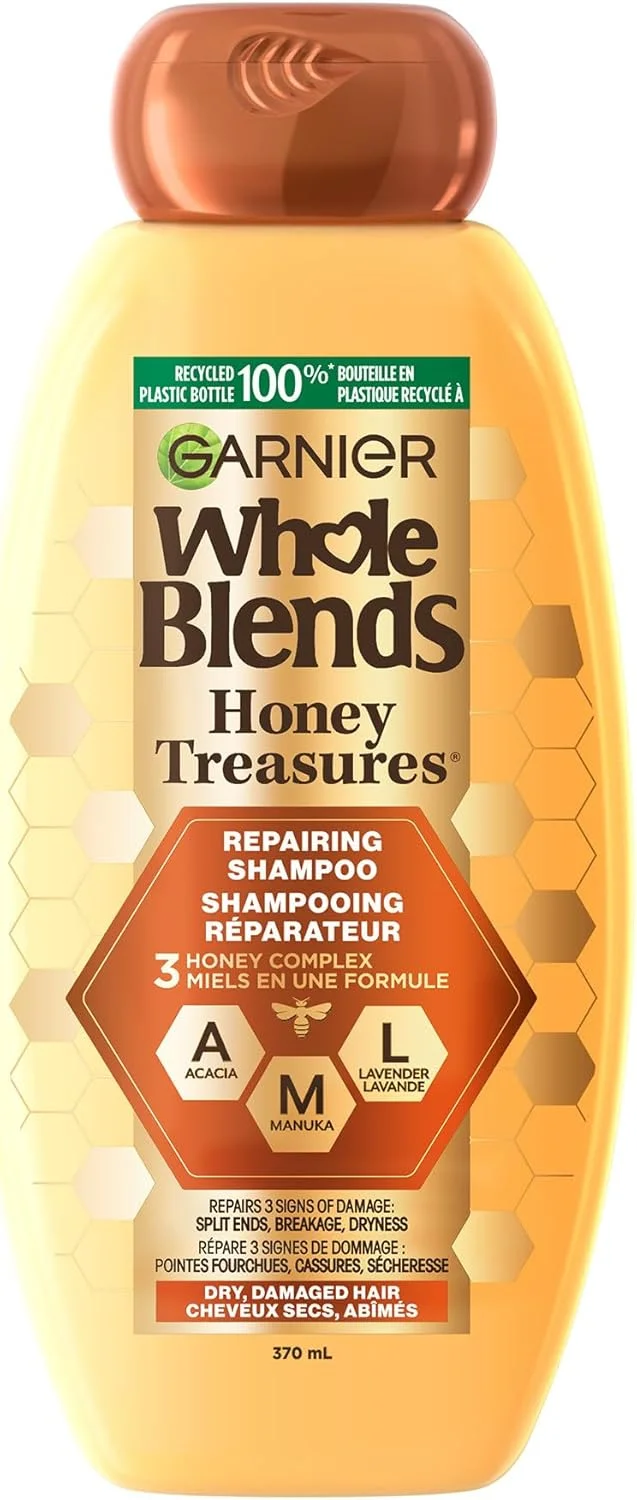 Garnier Whole Blends Repairing Shampoo Honey Treasures, 12.5 Fluid Ounce