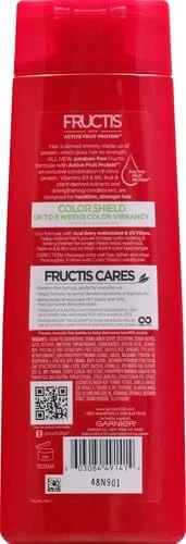 Garnier Fructis Color Shield Shampoo, Color-Treated Hair, 12.5 fl. oz. Garnier Fructis Color Shield Shampoo, Color-Treated Hair, 12.5 fl. oz.