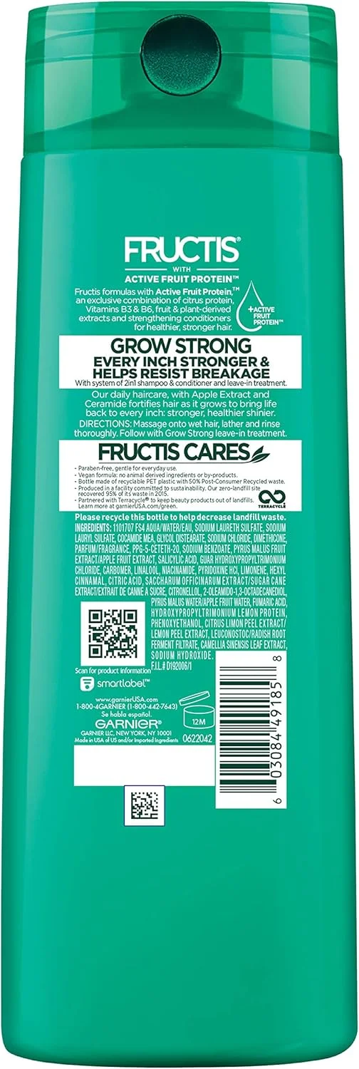Garnier Hair Care Fructis Grow Strong Shampoo, 12.5 Fluid Ounce Garnier Hair Care Fructis Grow Strong Shampoo, 12.5 Fluid Ounce