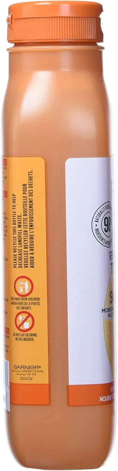Garnier Fructis Damage Repairing Treat Shampoo, 98 Percent Naturally Derived Ingredients, Papaya, Nourish Dry Damaged Hair, Coconut, 11.8 Fl Oz Garnier Fructis Damage Repairing Treat Shampoo, 98 Percent Naturally Derived Ingredients, Papaya, Nourish Dry Damaged Hair, Coconut, 11.8 Fl Oz