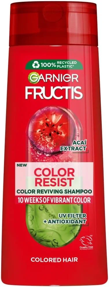 Garnier Fructis Color Resist Reviving Goji Berry Shampoo For Coloured Hair, 400 ml