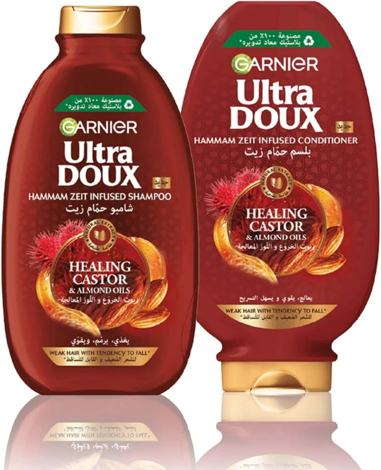 Garnier Ultra Doux Hammam Zeit Infused Shampoo With Healing Castor & Almond Oils, 400Ml