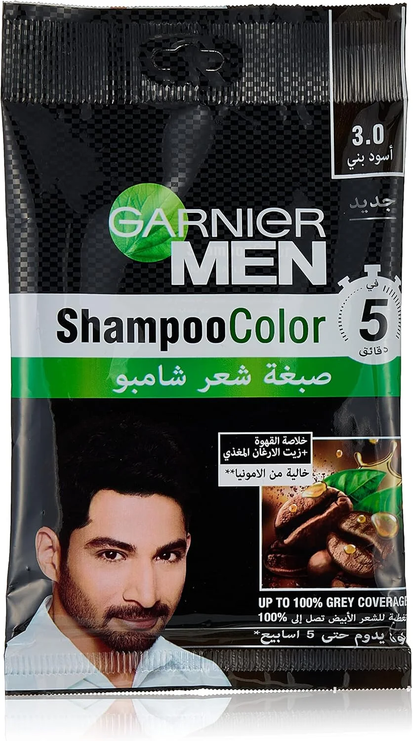 Garnier Men Shampoo Color 3.0 Black Brown