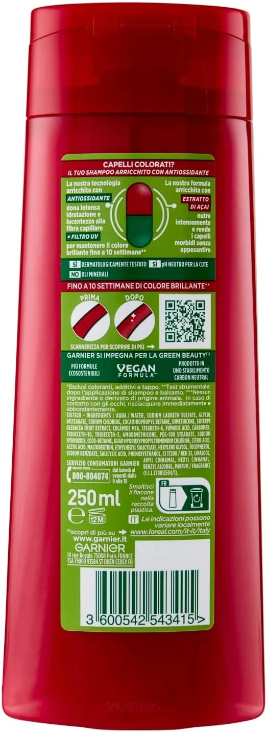 Garnier Fructis Color Resist Shampoo for Coloured Hair 250ml Garnier Fructis Color Resist Shampoo for Coloured Hair 250ml