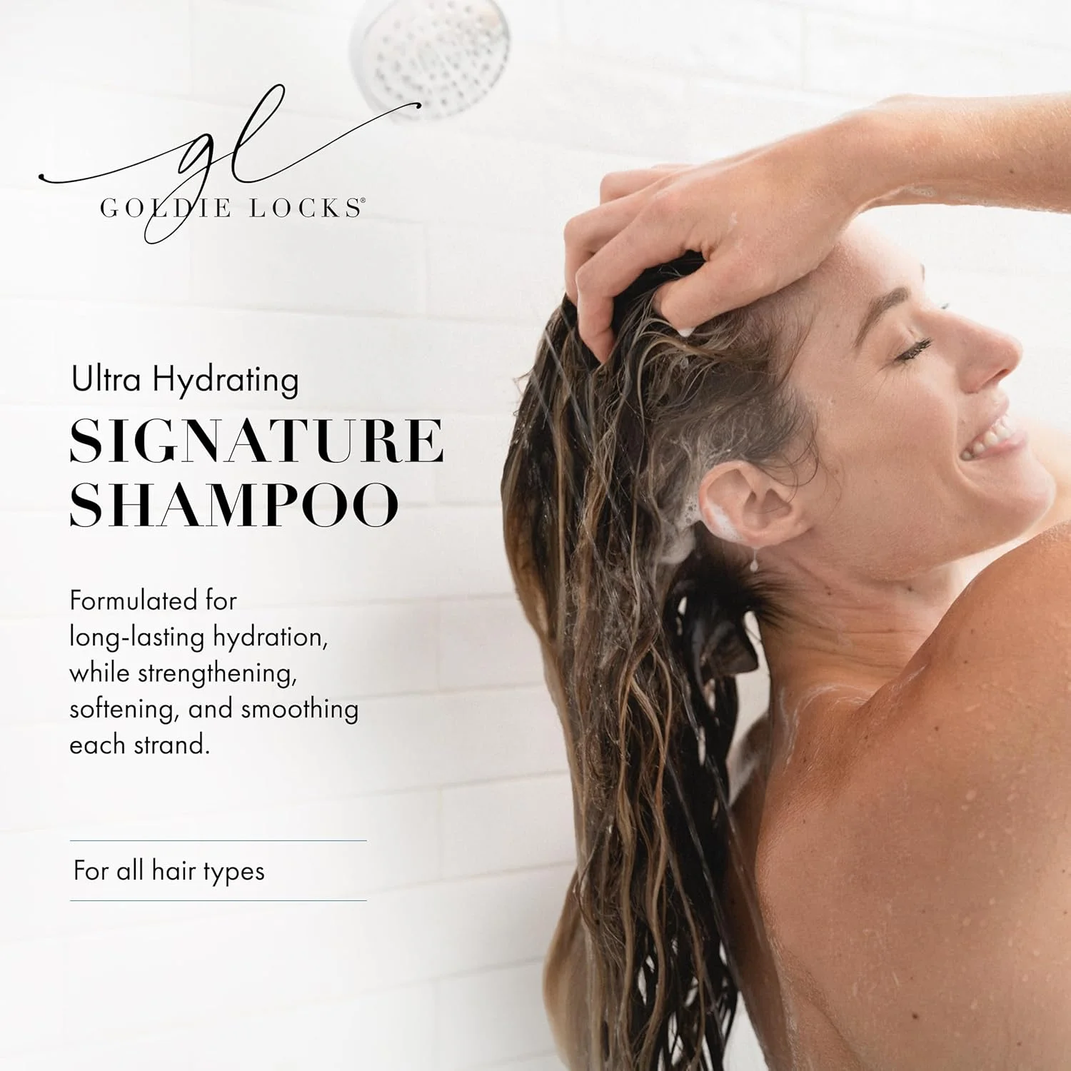 شامپو فوق آبرسان سایز مسافرتی گلدن لاکس - 100 میلی لیتر - فرمول مرطوب کننده بدون سولفات - حفظ بافت و درخشش - ایمن برای اکستنشن و موهای رنگ شده - بدون پروتئین