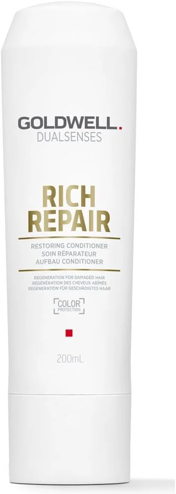 شامپو ترمیم کننده موهای آسیب دیده گلدول Dualsenses Rich Repair حجم 250 میل و نرم کننده 200 میل