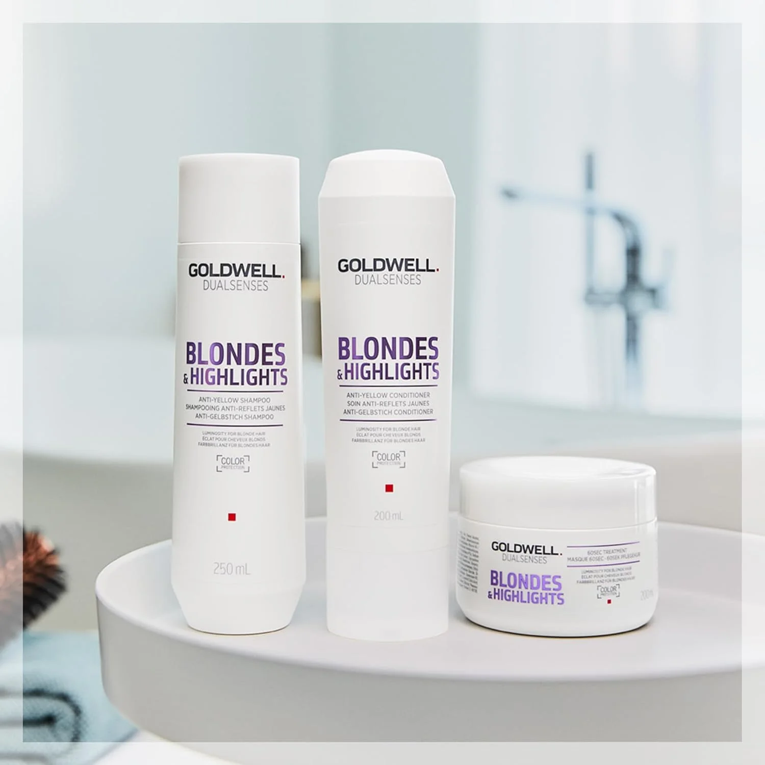 Goldwell Anti-Yellow Shampoo Haarfarbe, 250 ml