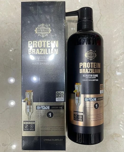 شامپو کراتین پروتئینی برزیلی HENIWAYS. 900 میلی لیتر شامپو کراتین پروتئینی برزیلی HENIWAYS. 900 میلی لیتر