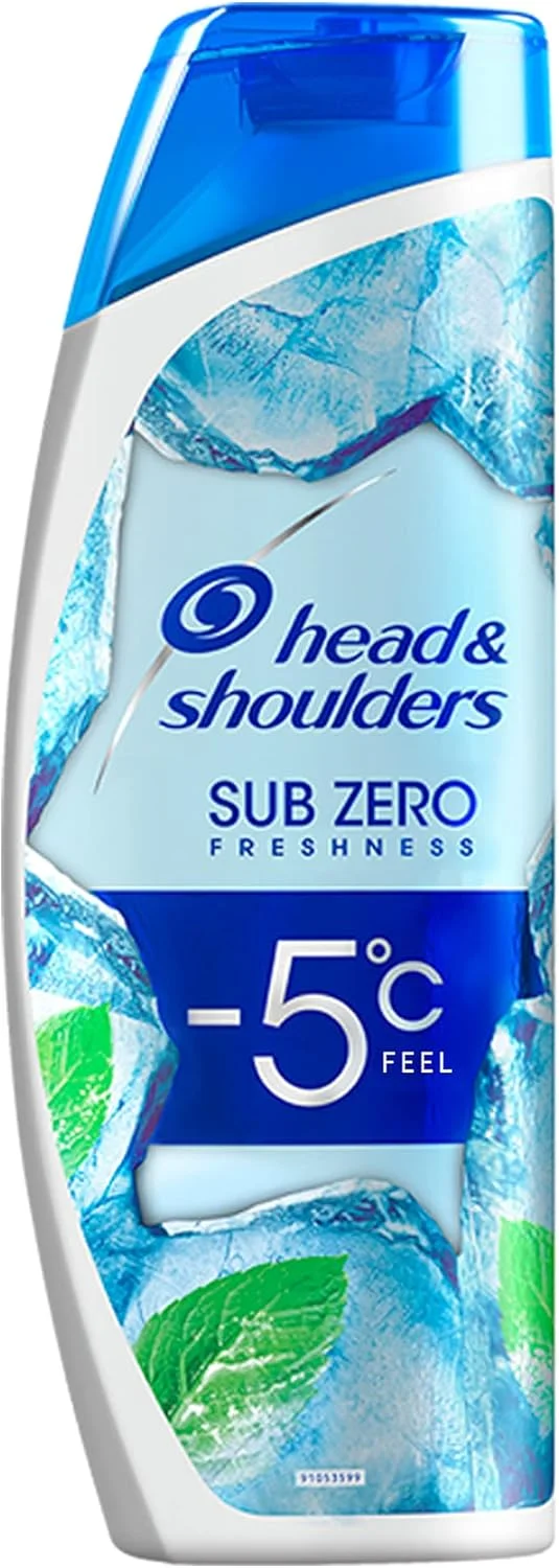 شامپو ضد شوره مو سر و شانه با طراوت زیر صفر مناسب برای انواع مو، 400 میلی لیتر