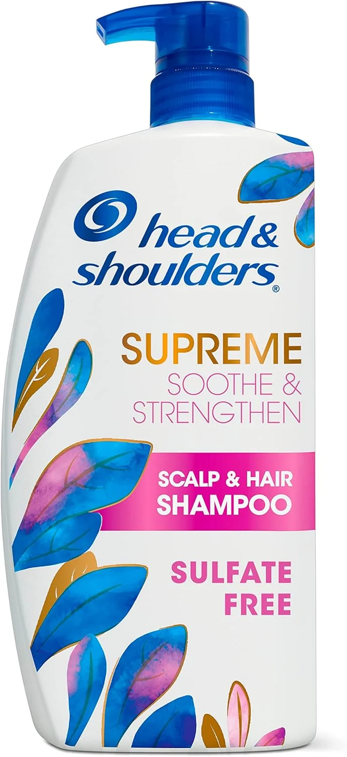 شامپو ضد شوره بدون سولفات Head & Shoulders Supreme حاوی روغن آرگان، درمان ضد شوره، تسکین دهنده و تقویت کننده، 834 میلی لیتر شامپو ضد شوره بدون سولفات Head & Shoulders Supreme حاوی روغن آرگان، درمان ضد شوره، تسکین دهنده و تقویت کننده، 834 میلی لیتر