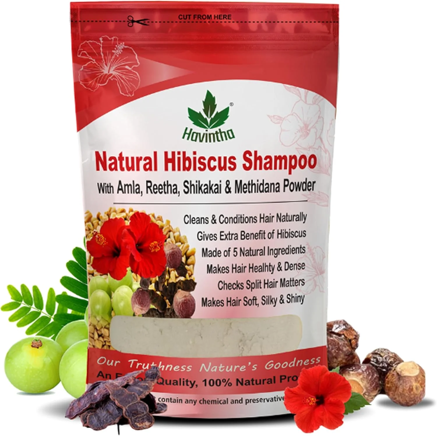 شامپو پودری طبیعی آملا ریتا شیکاکای متی دانا و هیبیسکوس هاوینتا - 227 گرم شامپو پودری طبیعی آملا ریتا شیکاکای متی دانا و هیبیسکوس هاوینتا - 227 گرم