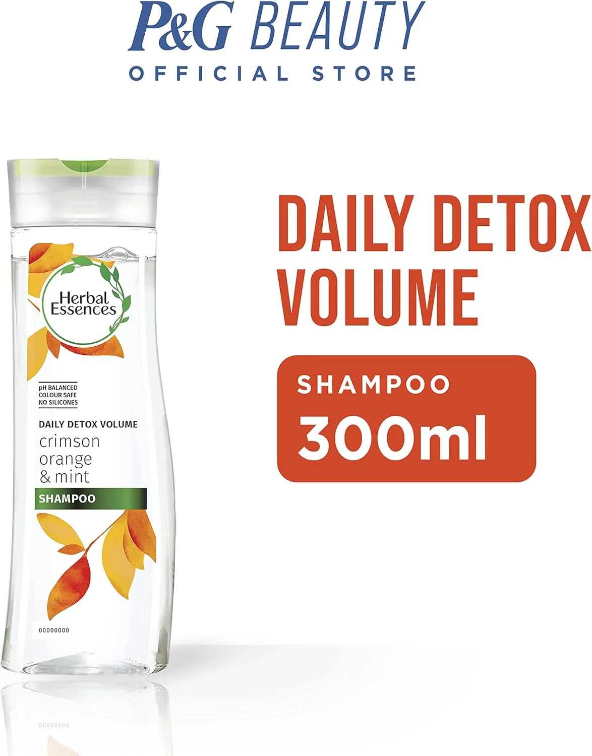 شامپو حجم دهنده روزانه هربال اسنسز، پرتقال خونی و نعناع، ۳۰۰ میلی لیتر