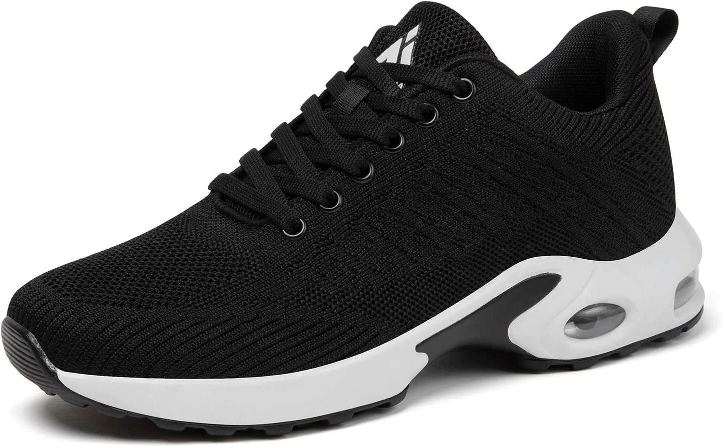 کفش ورزشی زنانه میشانشا، مناسب دویدن و پیاده روی، تنفس پذیر با بالشتک هوا، مشکی شیرین بیان، سایز 9