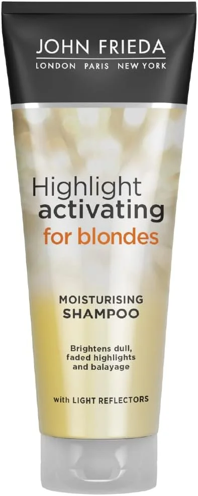 شامپو مرطوب کننده و فعال کننده هایلایت موهای بلوند جان فریدا، 250 میلی لیتر شامپو مرطوب کننده و فعال کننده هایلایت موهای بلوند جان فریدا، 250 میلی لیتر