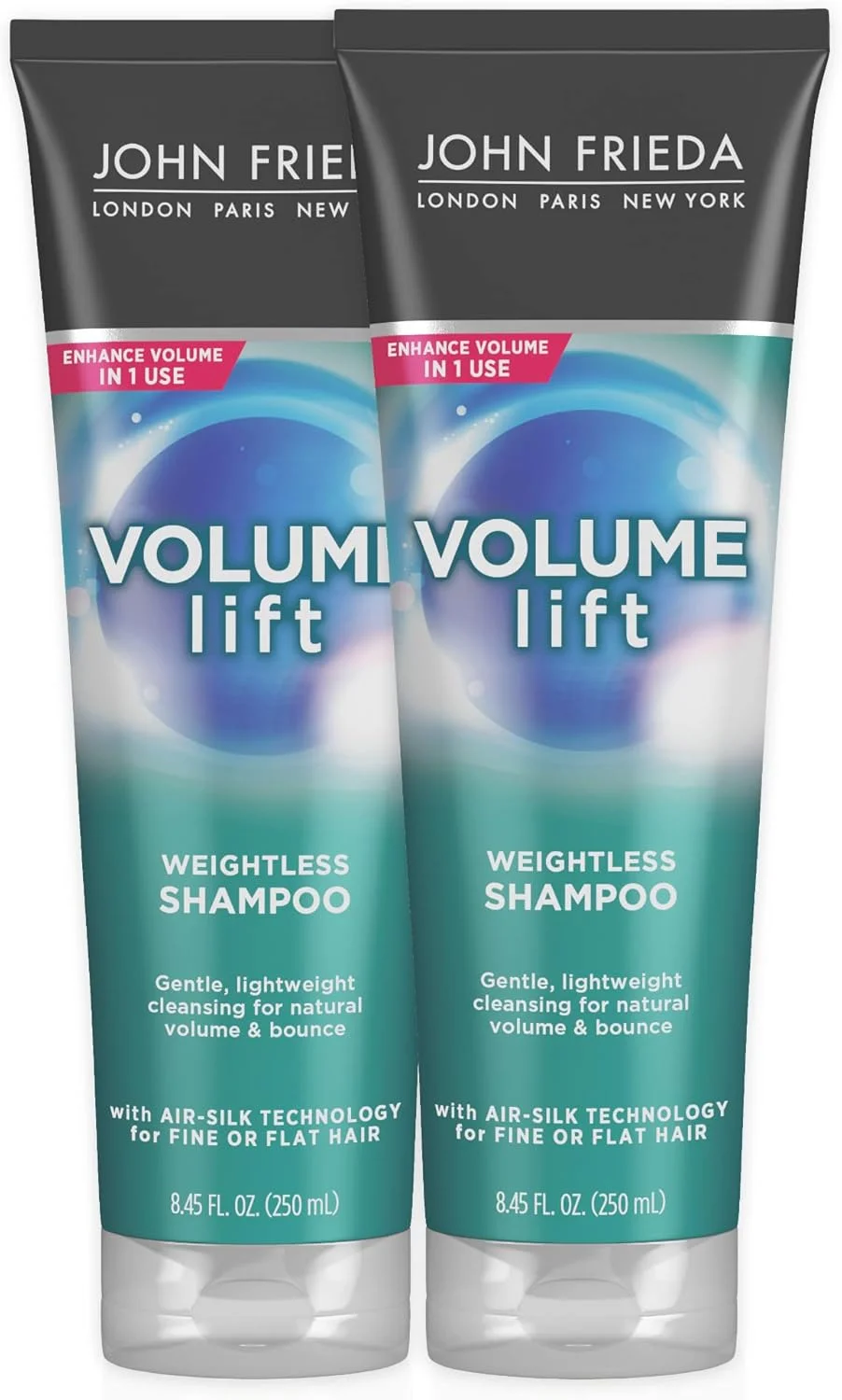 شامپو حجم دهنده جان فریدا برای پرپشتی طبیعی، مناسب موهای رنگ شده، شامپو حجم دهنده برای موهای نازک یا کم حجم، 250 میلی لیتر (بسته 2 عددی) شامپو حجم دهنده جان فریدا برای پرپشتی طبیعی، مناسب موهای رنگ شده، شامپو حجم دهنده برای موهای نازک یا کم حجم، 250 میلی لیتر (بسته 2 عددی)