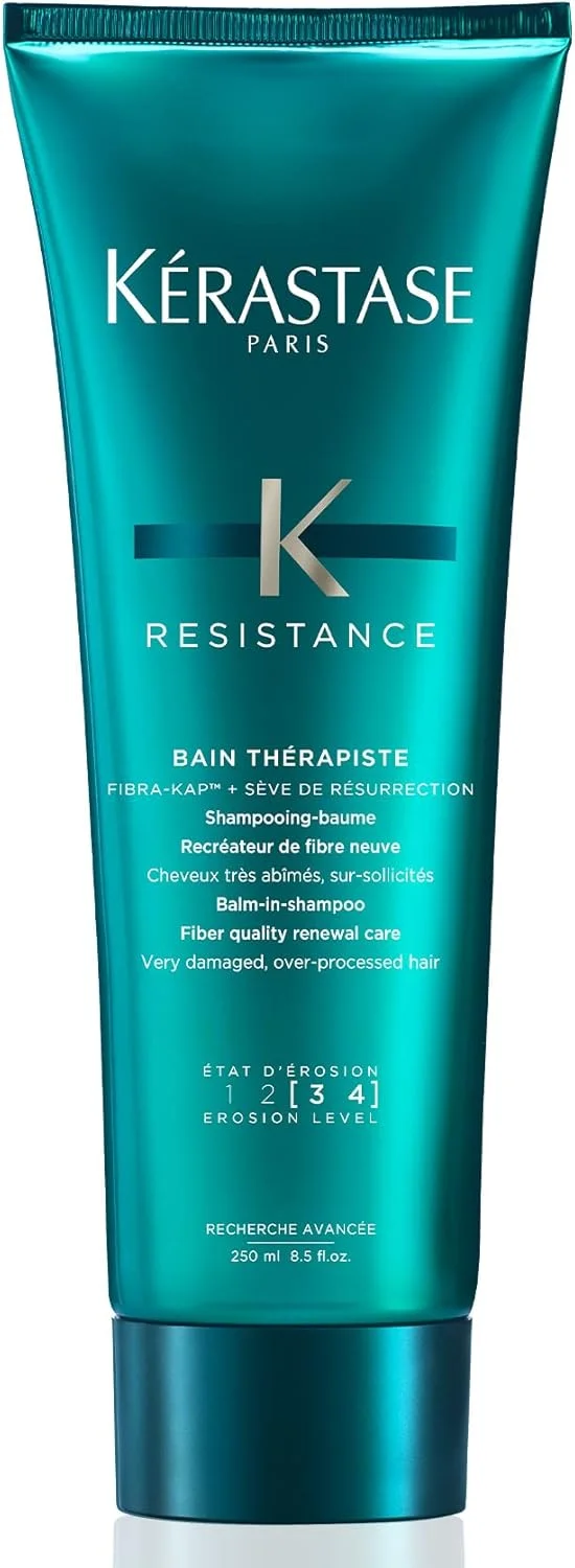 شامپو ترمیم کننده موهای آسیب دیده و بیش از حد فرآوری شده کراستاس Bain Therapiste حجم 250 میلی لیتر