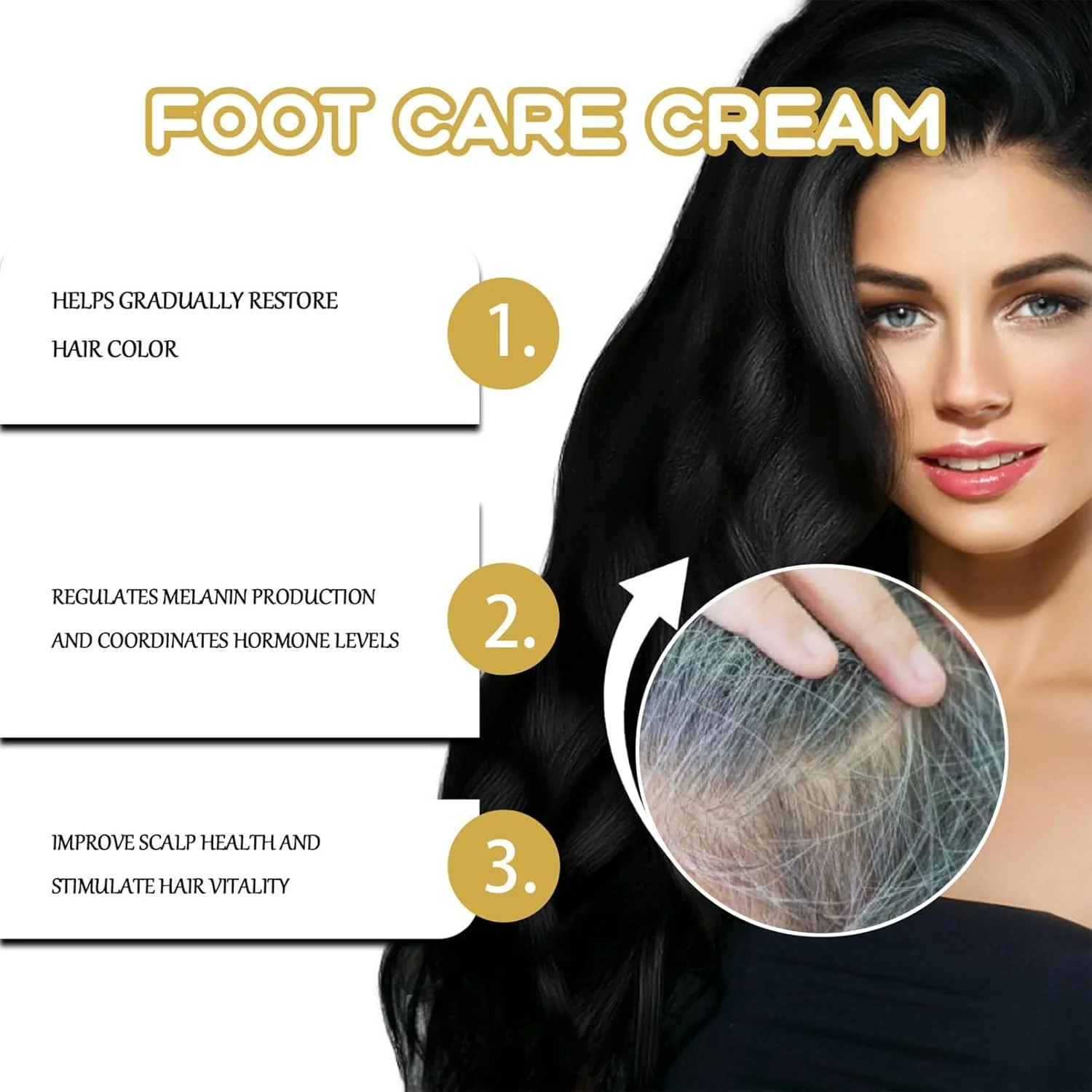 شامپو رنگ موی مشکی KASTWAVE، 2 عدد شامپو رنگ موی مشکی فوری و طبیعی، رنگ مو تا 30 روز ماندگاری دارد، آسان و سریع، مواد طبیعی، مناسب برای پوشاندن موهای خاکستری