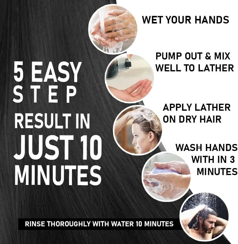 شامپو رنگ مو آی‌کن لندن، مشکی طبیعی 2.0، 400 میلی لیتر