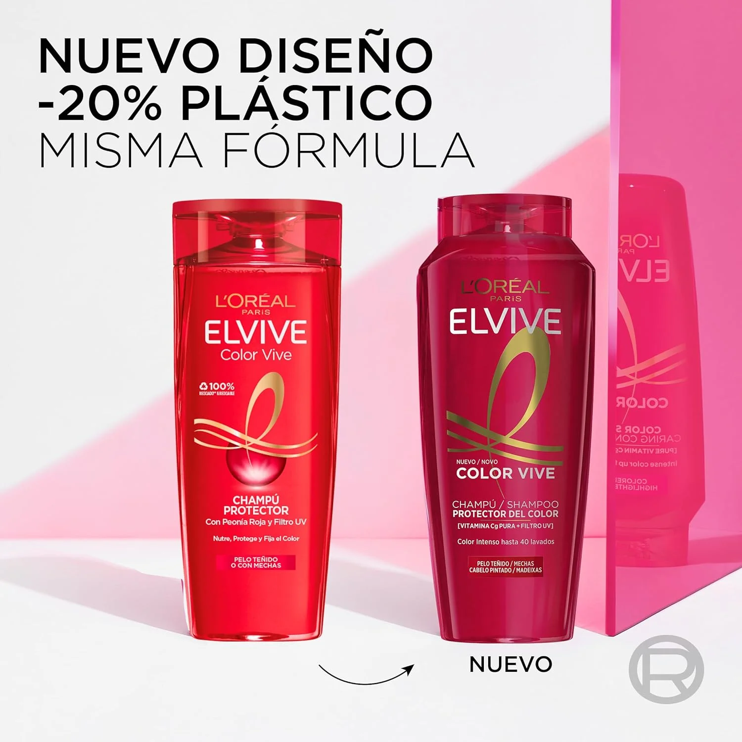 شامپو محافظ موهای رنگ شده لورآل پاریس Elvive Color-Vive، ۳۷۰ میلی لیتر شامپو محافظ موهای رنگ شده لورآل پاریس Elvive Color-Vive، ۳۷۰ میلی لیتر