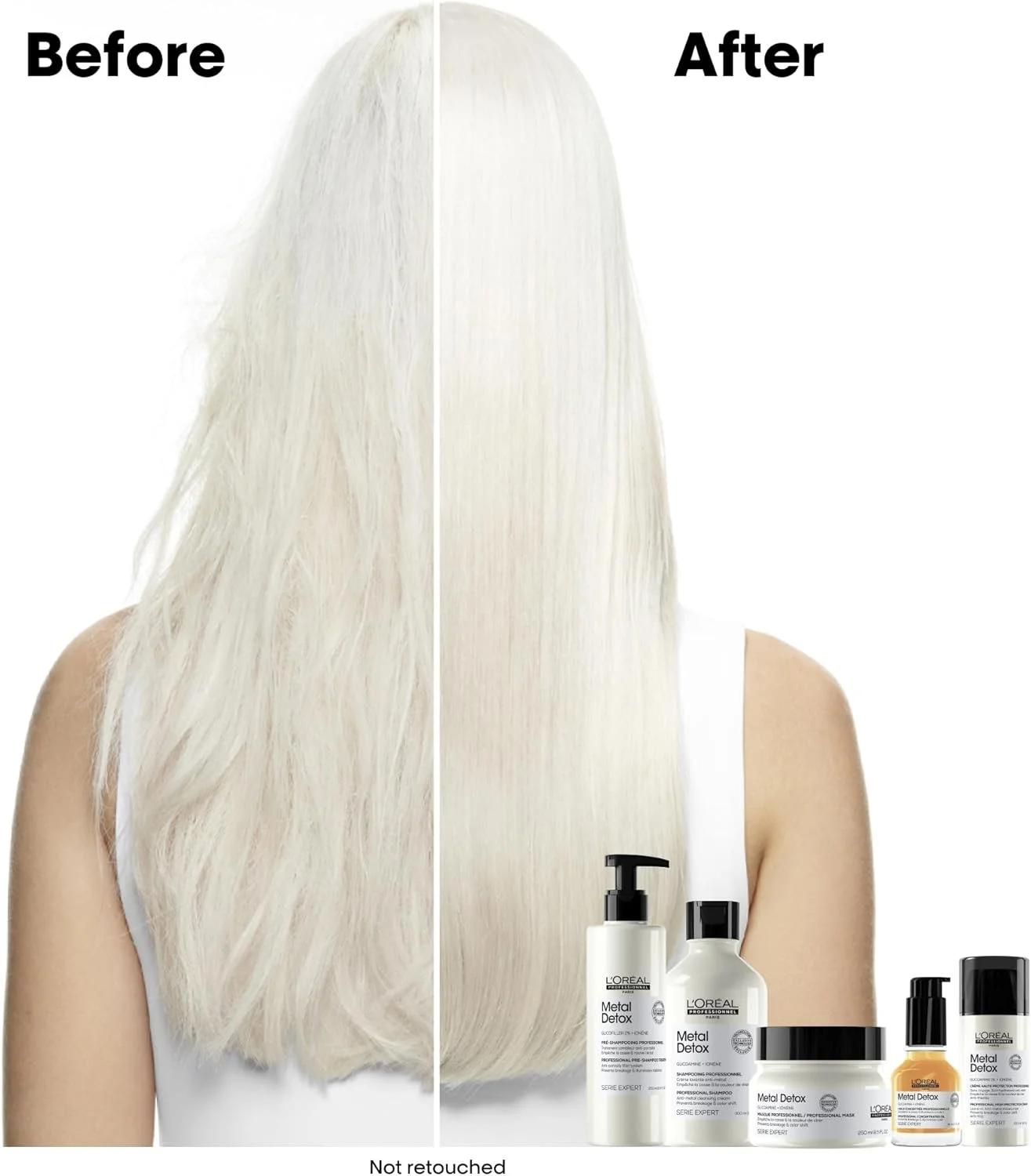 درمان پیش از شامپو متال دتوکس لورآل پروفشنال پاریس - تقویت کننده، پرکننده میکرو شکستگی ها و محافظت در برابر فلزات آب سخت، برای موهای آسیب دیده و رنگ شده درمان پیش از شامپو متال دتوکس لورآل پروفشنال پاریس - تقویت کننده، پرکننده میکرو شکستگی ها و محافظت در برابر فلزات آب سخت، برای موهای آسیب دیده و رنگ شده