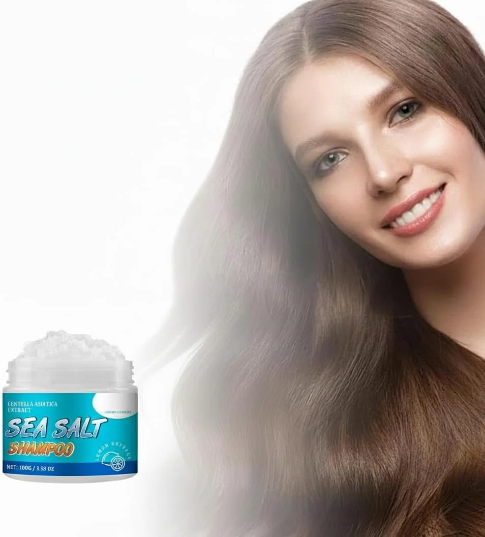 شامپو نمک دریایی NALACAL - شامپو ضد شوره و سم زدای پوست سر، فرمول آبرسان برای تسکین خارش پوست سر، مراقبت عمیق پاک کننده و مغذی مو، 100 گرم شامپو نمک دریایی NALACAL - شامپو ضد شوره و سم زدای پوست سر، فرمول آبرسان برای تسکین خارش پوست سر، مراقبت عمیق پاک کننده و مغذی مو، 100 گرم