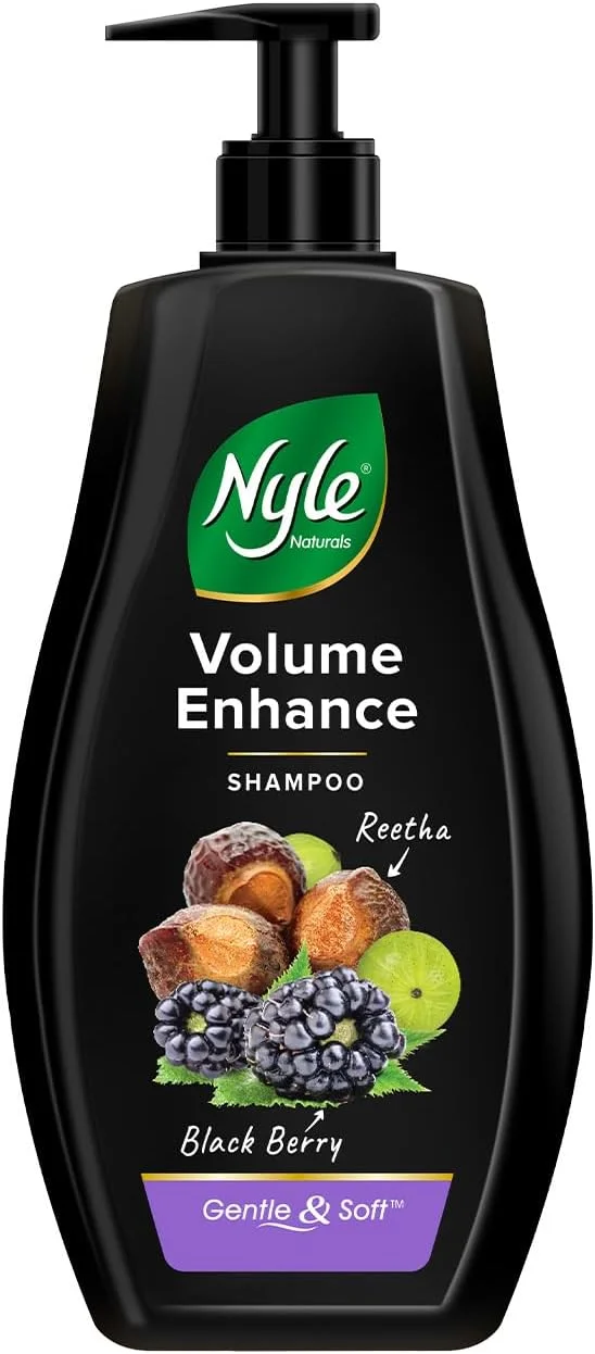 شامپو ضد ریزش و حجم دهنده مو نیل نچرالز، حاوی ریتا و شاه توت، 400 میلی لیتر