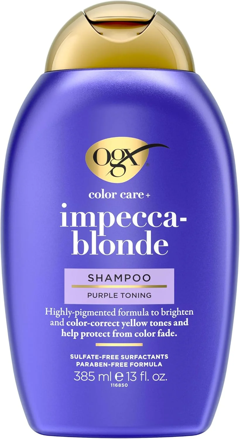 شامپو ضد زردی موهای بلوند OGX Impecca-Blonde، حجم 384 میلی لیتر شامپو ضد زردی موهای بلوند OGX Impecca-Blonde، حجم 384 میلی لیتر