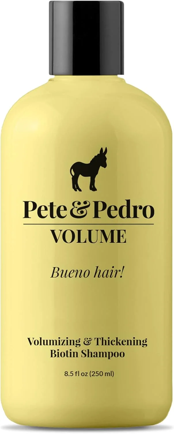 شامپو حجم دهنده و ضخیم کننده مو پیت اند پدرو VOLUME حاوی بیوتین و تقویت کننده موی مردانه | 250 میلی لیتر