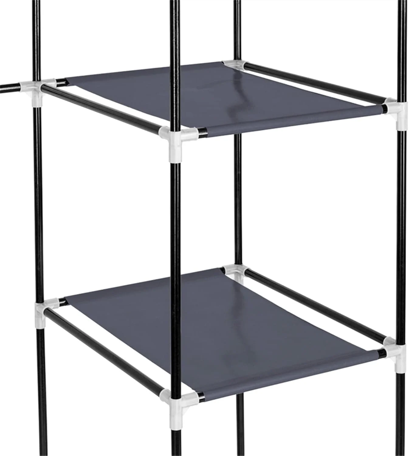 کمد لباس تیاندی‌اف‌وای، کمد لباس قابل حمل، قفسه ذخیره سازی کمد لباس با پارچه نبافته، مونتاژ سریع و آسان، فوق العاده قوی