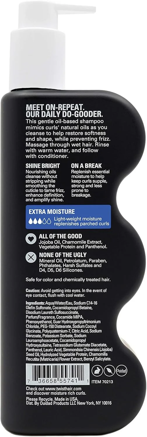 شامپو روغنی ملایم TWIST On-repeat، ۳۸۴ میلی لیتر شامپو روغنی ملایم TWIST On-repeat، ۳۸۴ میلی لیتر