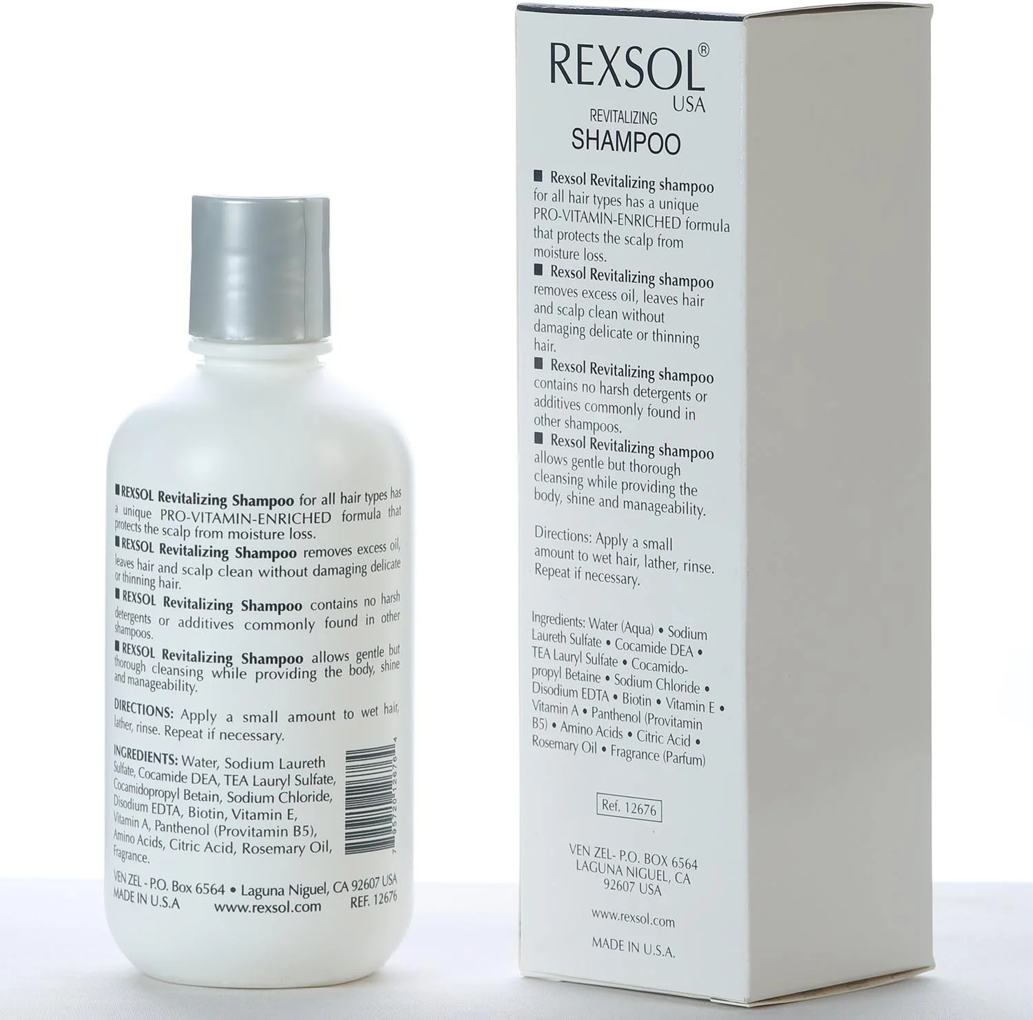 شامپو احیا کننده رکسول، فرموله شده علمی برای پاکسازی موهای نازک (240 میلی لیتر / 8 اونس مایع) شامپو احیا کننده رکسول، فرموله شده علمی برای پاکسازی موهای نازک (240 میلی لیتر / 8 اونس مایع)