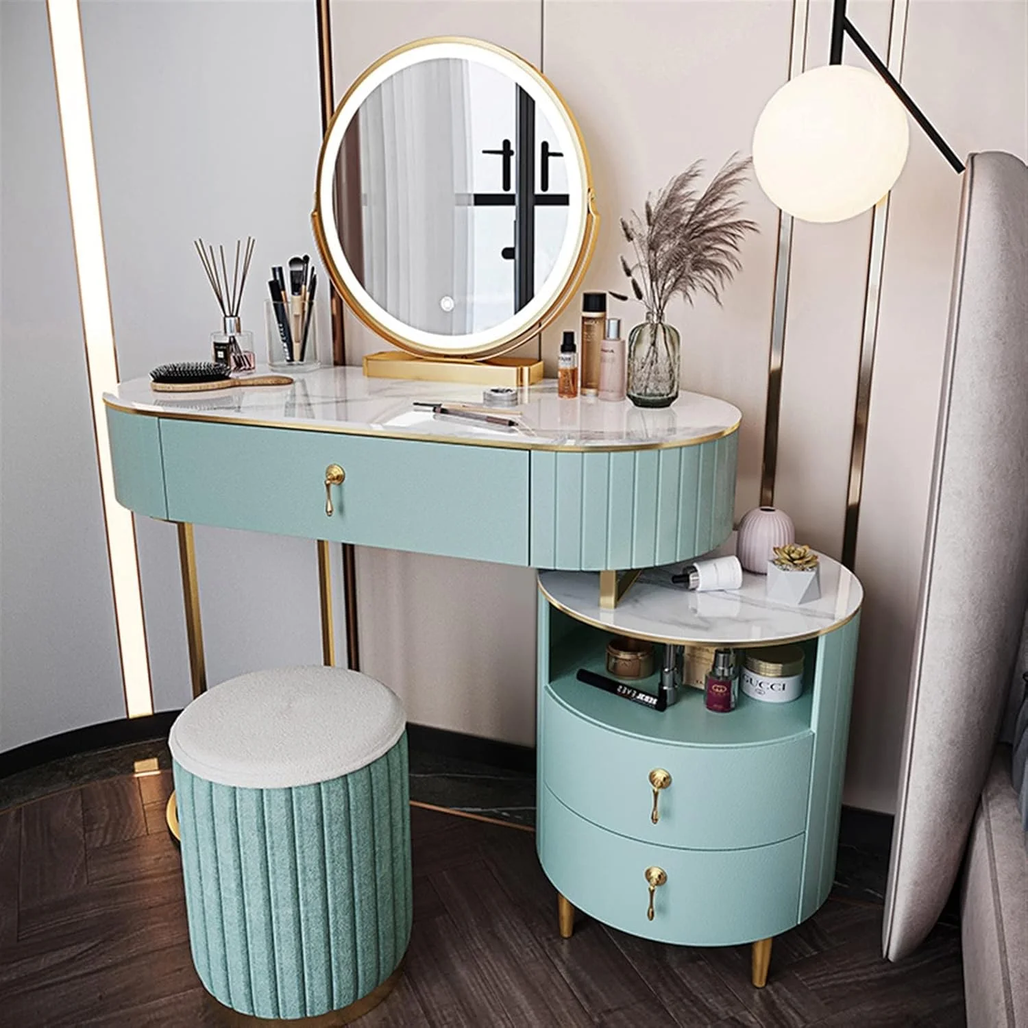 دراور TEDNIDS کمد لباس مدرن مینیمال مبلمان اتاق خواب کمد لباس خانگی میز ذخیره سازی سبک (تک رنگ)