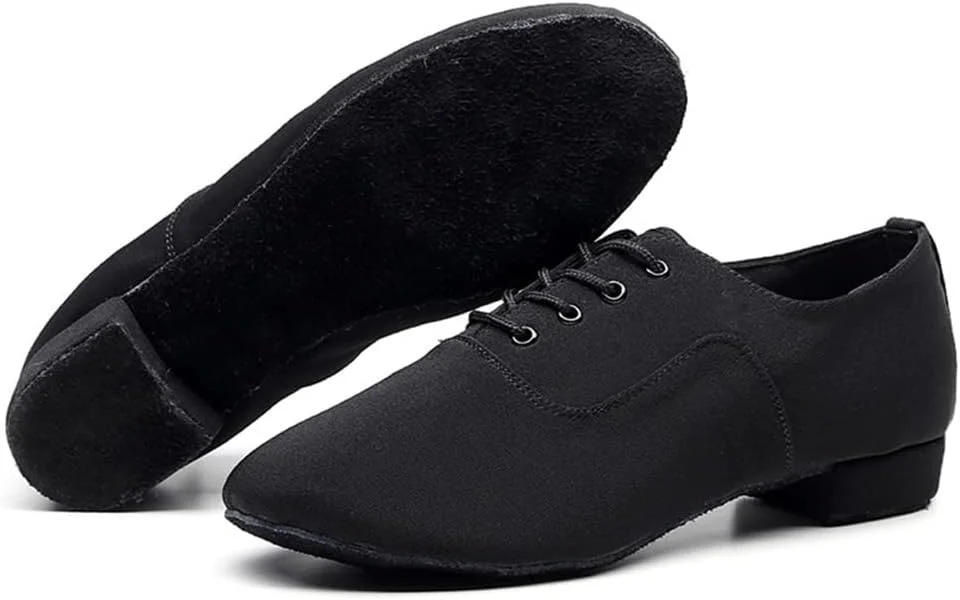 کفش رقص مردانه مشکی مناسب رقص‌های لاتین، سالن رقص، والس، تمرین رقص مدرن