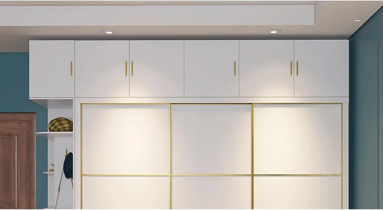 کمد لباس TEDNIDS با درب کشویی چوبی دو نفره، کمد لباس، کمد اتاق خواب با آینه کمد لباس TEDNIDS با درب کشویی چوبی دو نفره، کمد لباس، کمد اتاق خواب با آینه