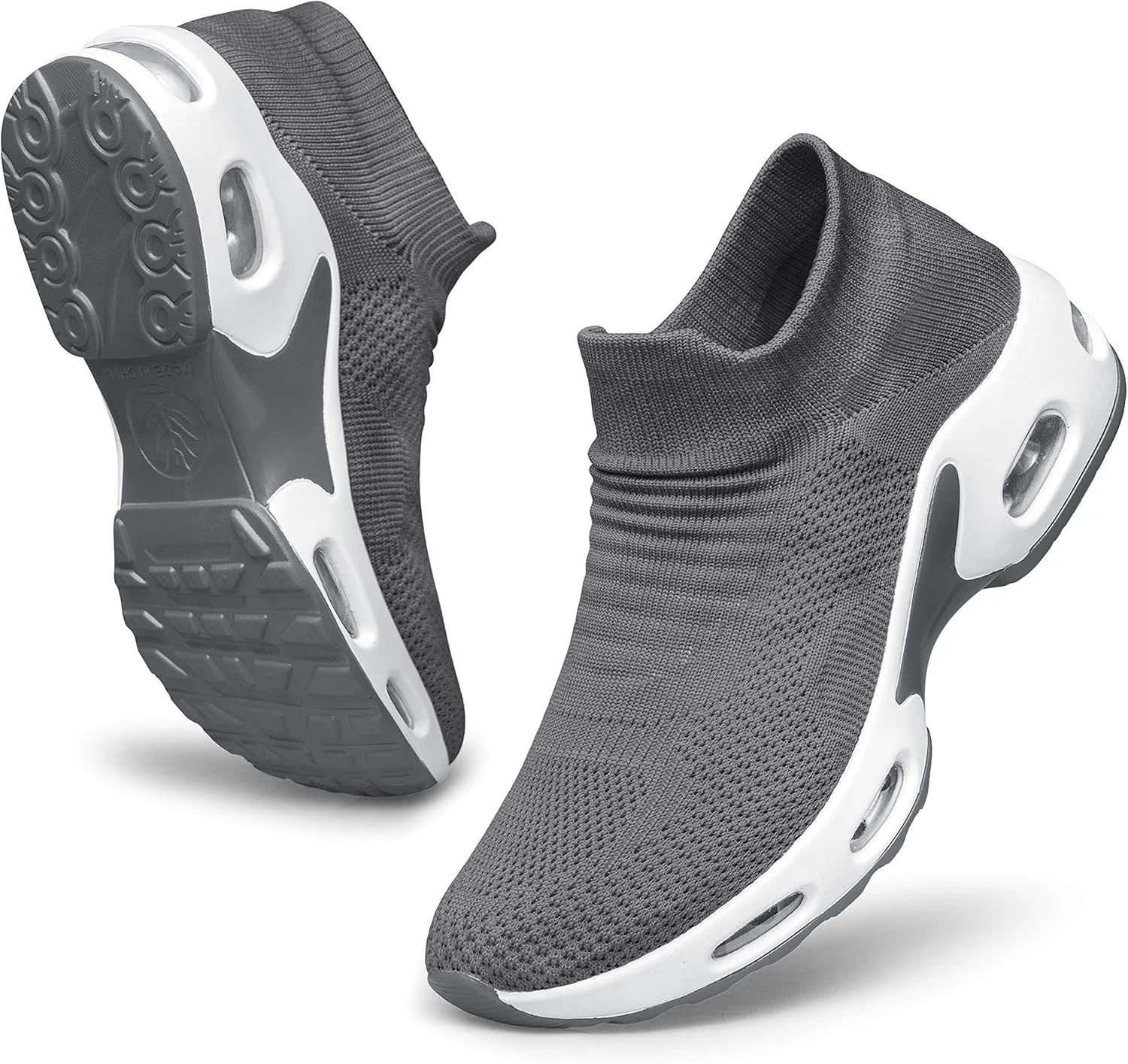 کفش پیاده روی زنانه رائوندیس - کفش های کتانی جورابی روزمره، کفش های کار پرستاری راحت و بدون بند کفش پیاده روی زنانه رائوندیس - کفش های کتانی جورابی روزمره، کفش های کار پرستاری راحت و بدون بند