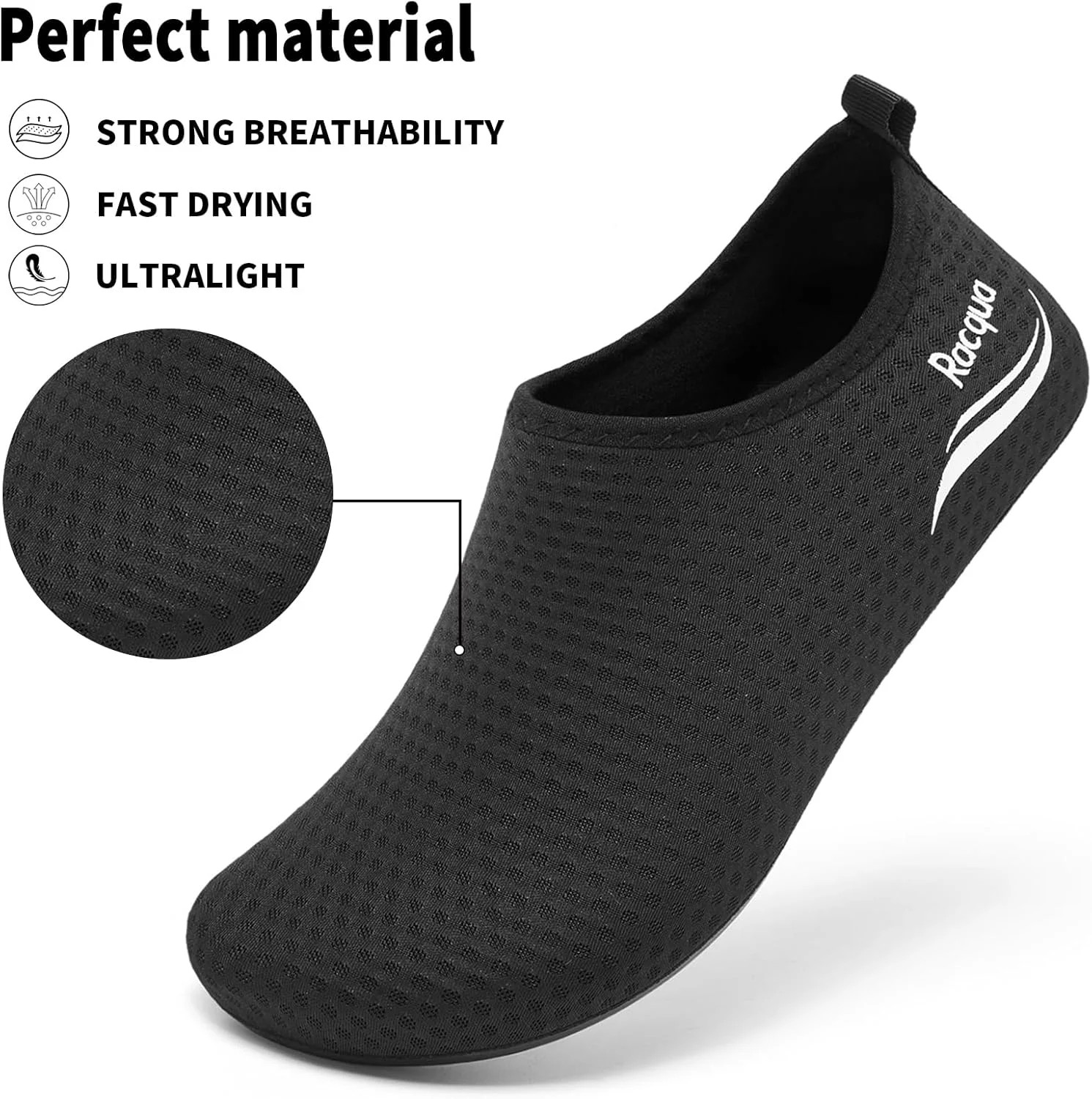 کفش های آبی راکوا مناسب آقایان و بانوان، جوراب های شنا ساحلی یوگا با قابلیت خشک شدن سریع