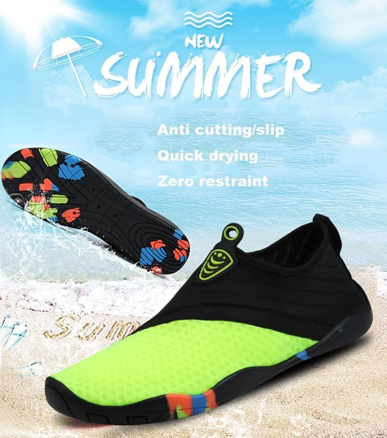 جوراب‌های آبی ورزشی و سریع خشک‌شونده مناسب شنا، ساحل، استخر، موج‌سواری و یوگا برای زنان و مردان