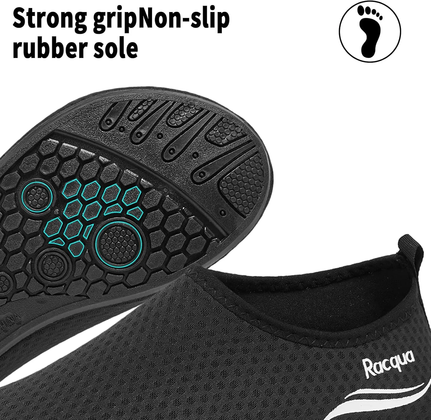 کفش های آبی راکوا مناسب آقایان و بانوان، جوراب های شنا ساحلی یوگا با قابلیت خشک شدن سریع