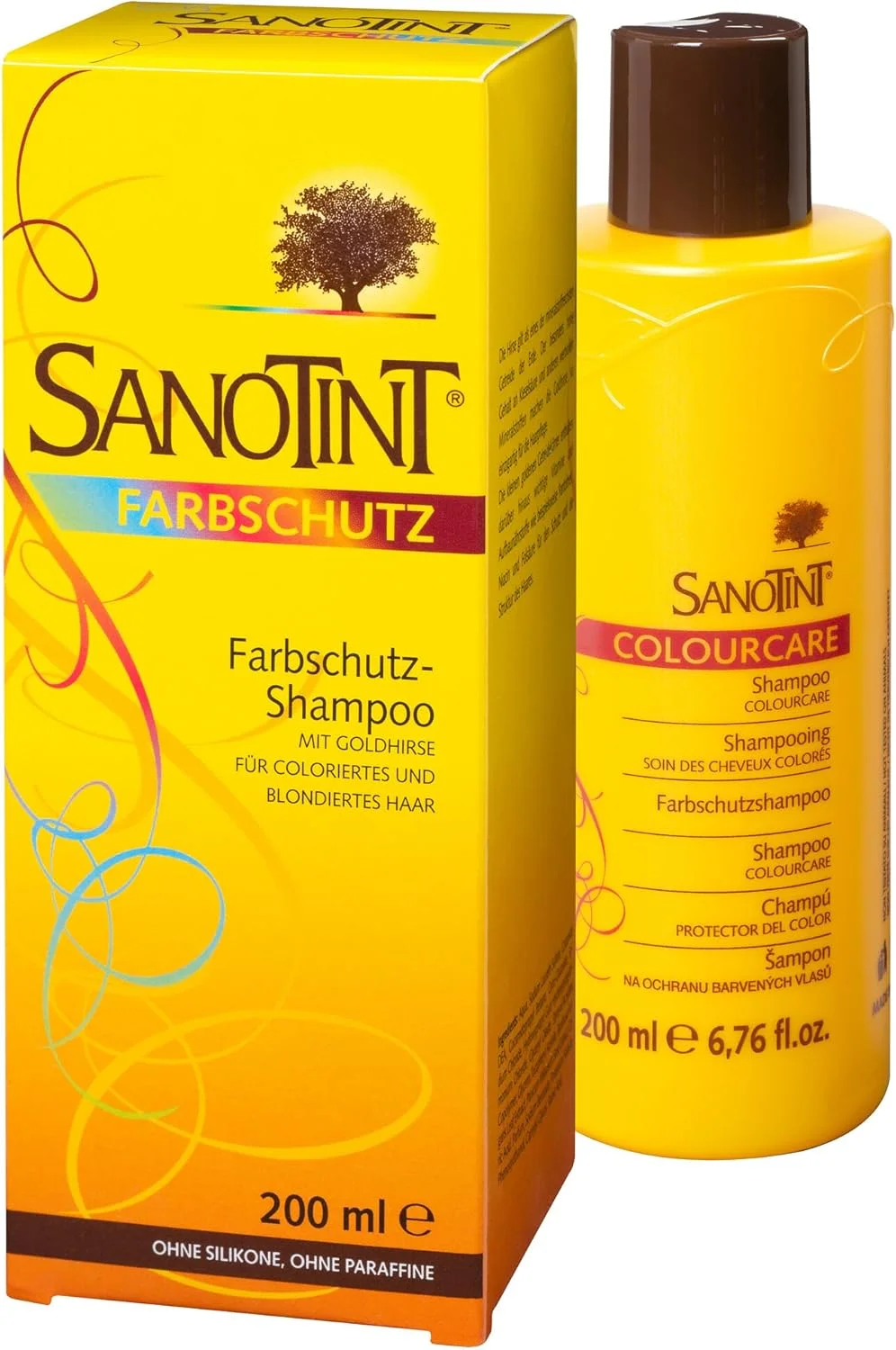 شامپو محافظ رنگ مو سانوتینت با ارزن طلایی 1 عدد 200 میلی لیتر