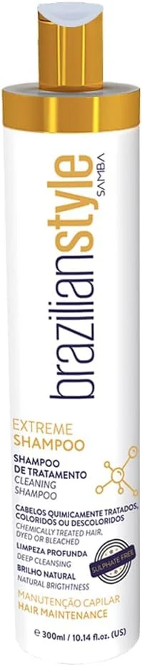 شامپو اکستریم به سبک برزیلی سامبا برای موهای تحت درمان شیمیایی - 300 میلی لیتر