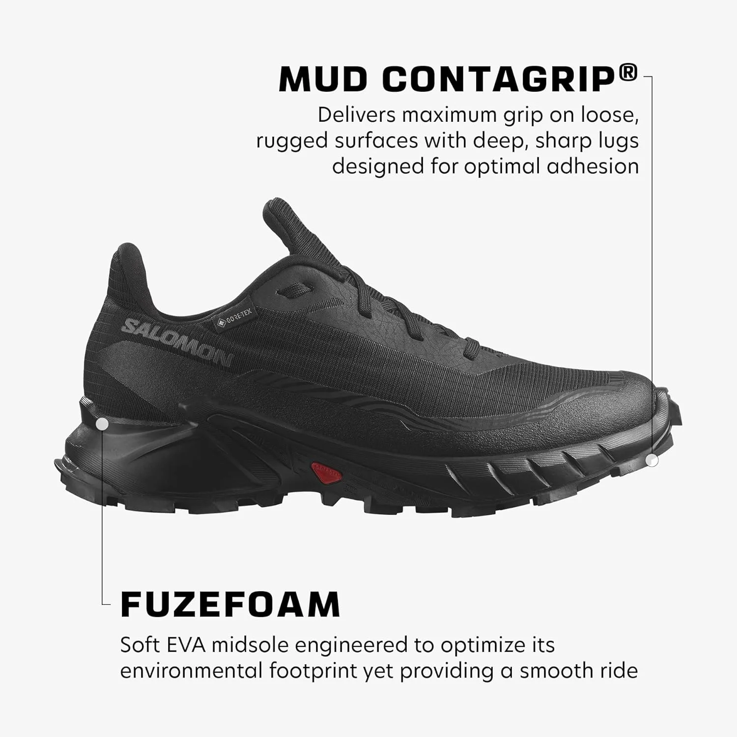 کفش پیاده روی زنانه سالومون Alphacross 5 Gore-tex