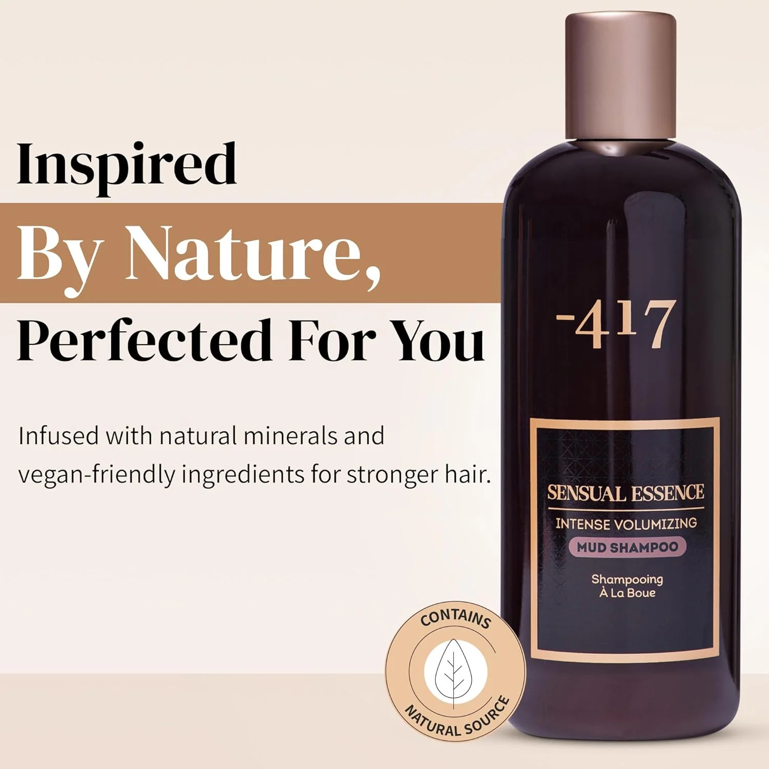 شامپو گل دریای مرده کاتارسیس 417- درمان پوست سر و مو برای داشتن موهایی سالم و درخشان - ترمیم آسیب های ناشی از آفتاب - حاوی روغن آووکادو و ویتامین E - ایده آل برای پوست سر خشک - 100% گیاهی 349.8 میلی لیتر