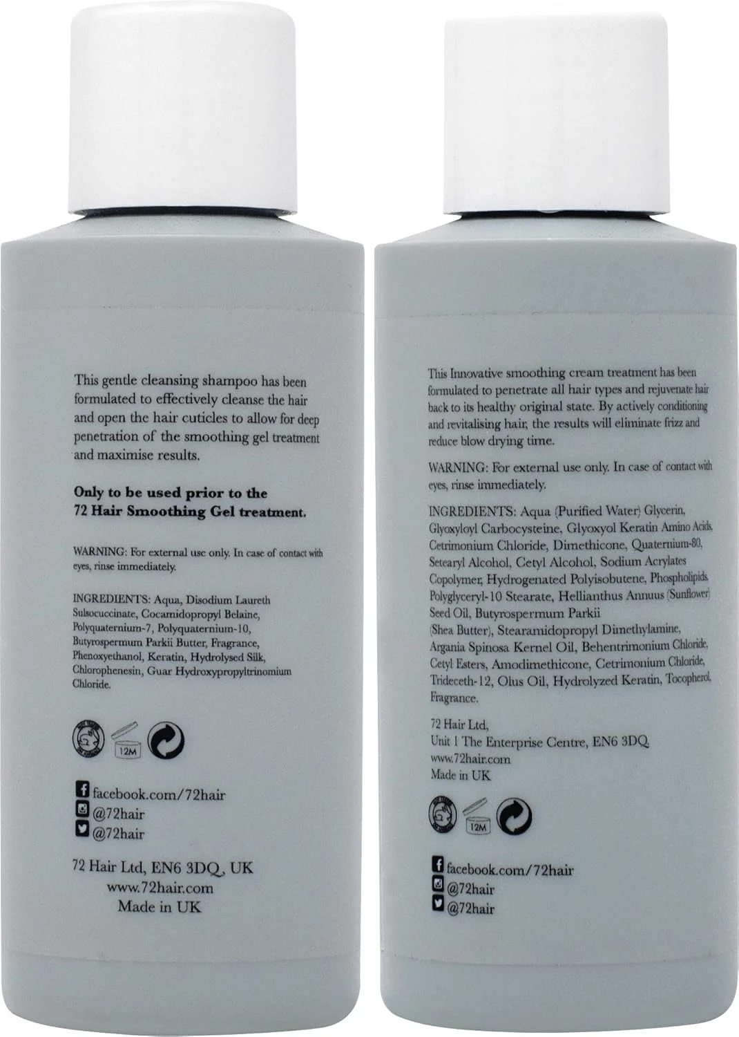 کیت شامپو و کراتین مو 72 هیر کیت شامپو و کراتین مو 72 هیر