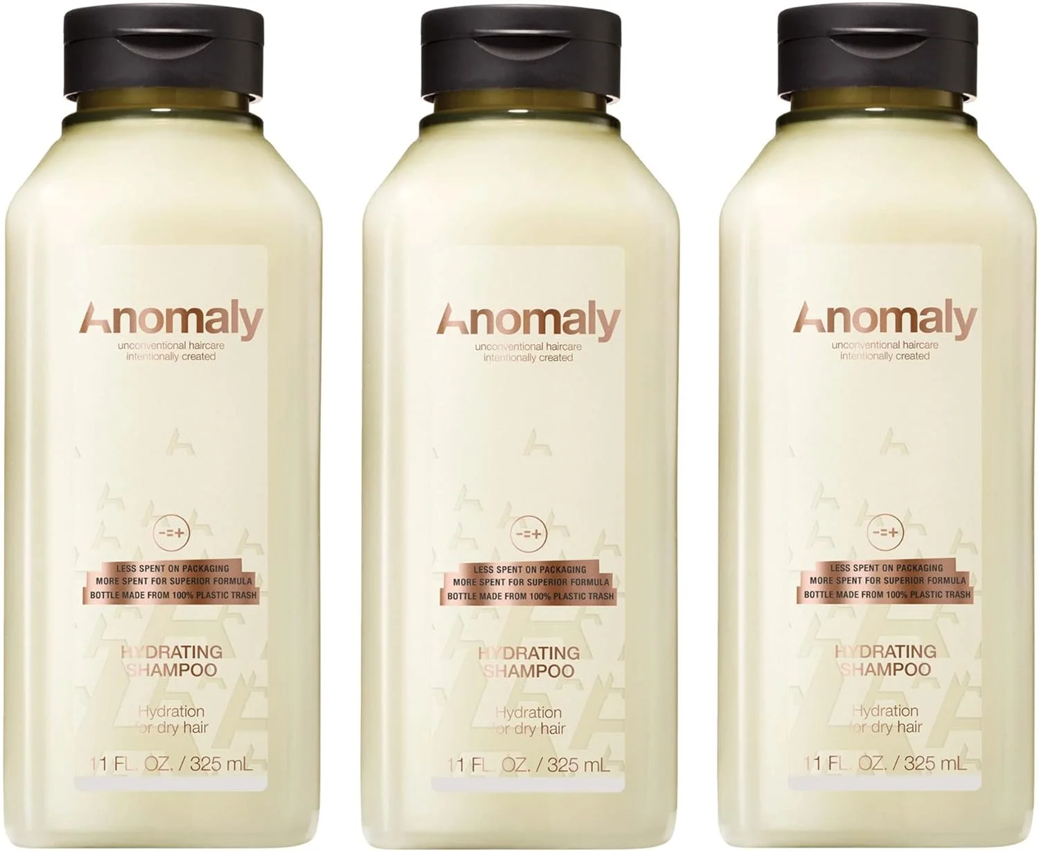 شامپو آبرسان وگان آنومالی با آلوئه ورا و روغن نارگیل برای موهای خشک و آسیب دیده | بدون سولفات و پارابن | بسته بندی سازگار با محیط زیست و پایدار ساخته شده از پلاستیک اقیانوسی، 325 میلی لیتر