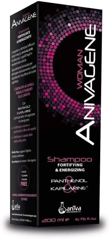 شامپو تقویت کننده و انرژی بخش موی سر بانوان آنی ژن / 200 میلی لیتر