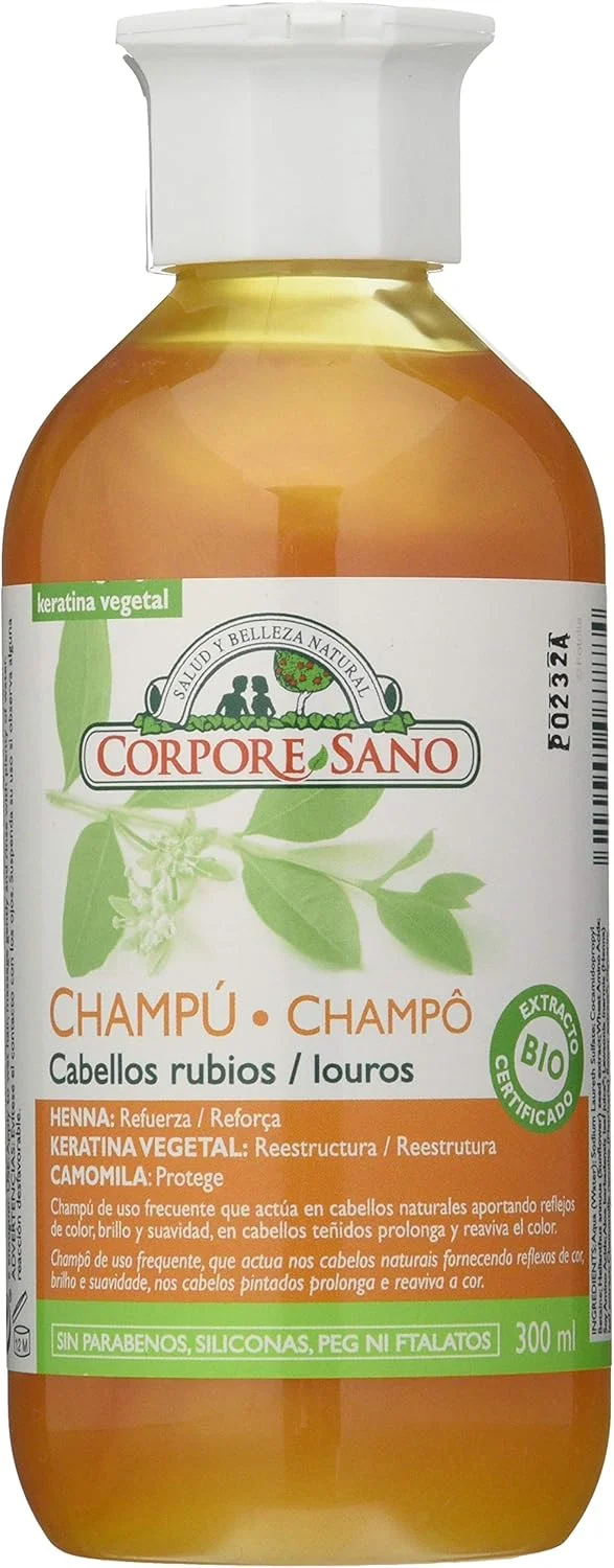 شامپو حنا و بابونه کورپوره سانو 300 میلی لیتر