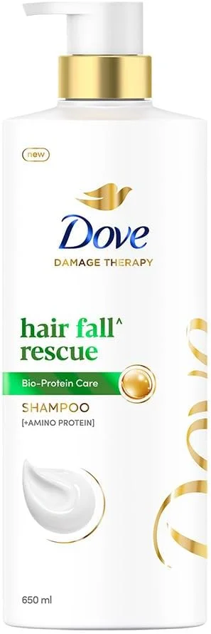 شامپو ضد ریزش مو داو 650 میلی لیتر، برای موهای آسیب دیده، کنترل ریزش مو برای موهای ضخیم تر - شامپو ملایم روزانه ضد ریزش مو برای آقایان و خانم ها