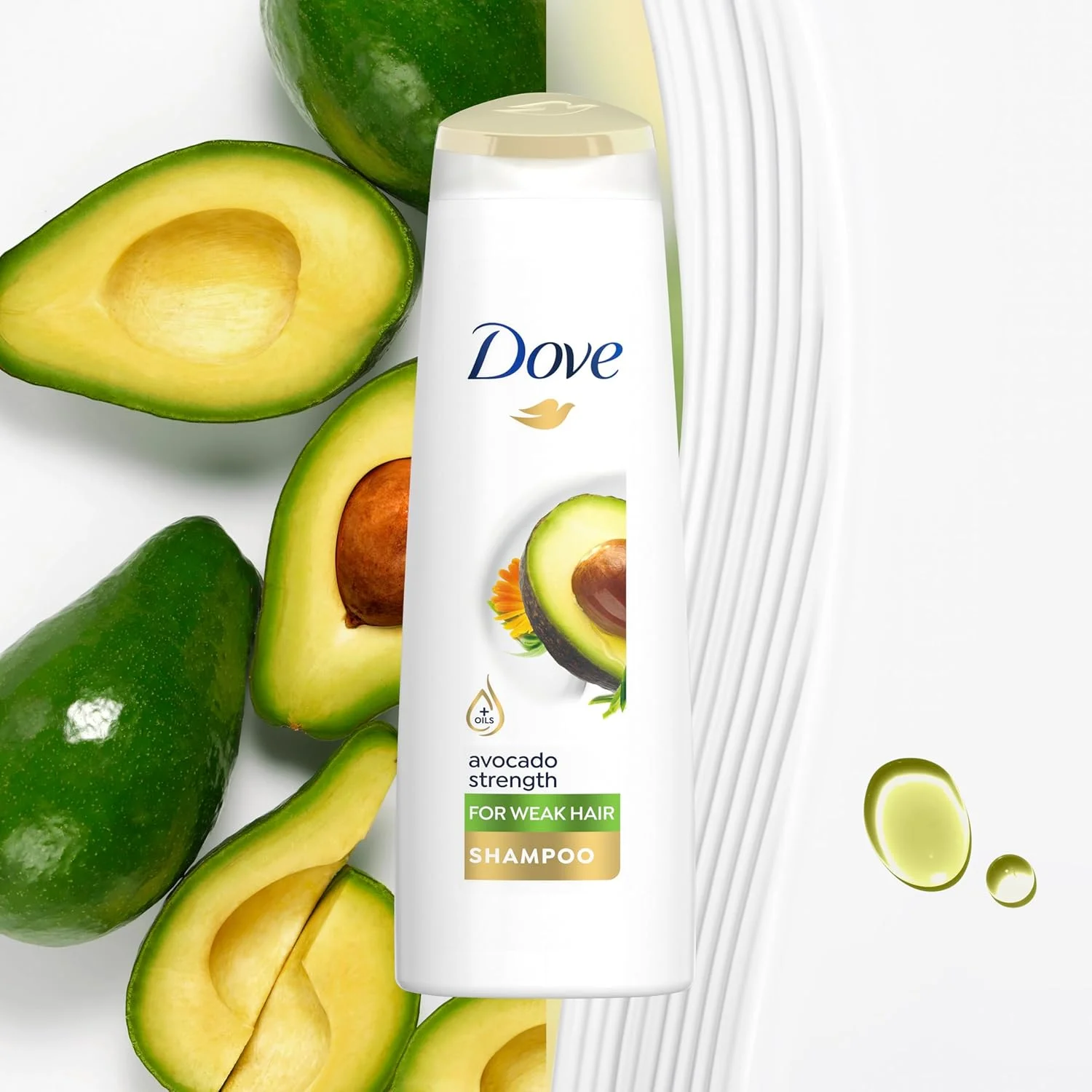 شامپو داو، برای کاهش ریزش مو تا 96%، قدرت آووکادو با عصاره های مغذی روغن آووکادو و گل همیشه بهار، 400 میلی لیتر شامپو داو، برای کاهش ریزش مو تا 96%، قدرت آووکادو با عصاره های مغذی روغن آووکادو و گل همیشه بهار، 400 میلی لیتر